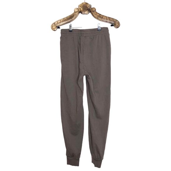 Gymshark Jogger Sweatpants Brown Olive Drawstring Waist Small - Picture 2 of 8